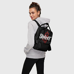 Рюкзак женский Slipknot Надпись, цвет: 3D-принт — фото 2