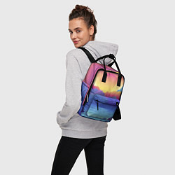 Рюкзак женский Красочные Горы, цвет: 3D-принт — фото 2