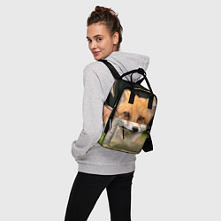 Рюкзак женский Мордочка лисицы, цвет: 3D-принт — фото 2