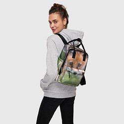 Рюкзак женский Лисенок в засаде, цвет: 3D-принт — фото 2