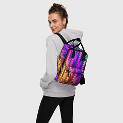 Рюкзак женский Радужные колоски, цвет: 3D-принт — фото 2
