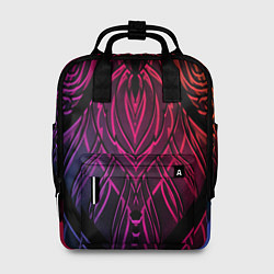 Женский рюкзак Фиолетовый узор 3D