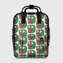 Рюкзак женский Poggers Pattern, цвет: 3D-принт