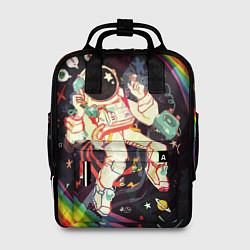 Рюкзак женский Космонавт, цвет: 3D-принт