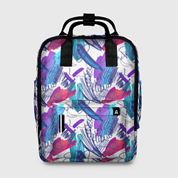 Рюкзак женский Абстракция пятна краски, цвет: 3D-принт