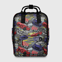 Рюкзак женский Гоночная машина, цвет: 3D-принт