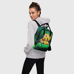 Рюкзак женский Пикачу и корги, цвет: 3D-принт — фото 2
