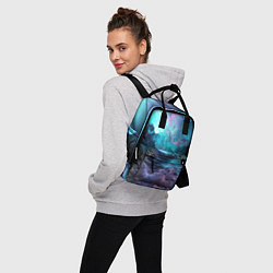Рюкзак женский Космическое море, цвет: 3D-принт — фото 2