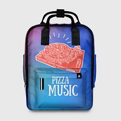 Рюкзак женский PIZZA MUSIC, цвет: 3D-принт