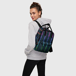 Рюкзак женский Скрепки, цвет: 3D-принт — фото 2