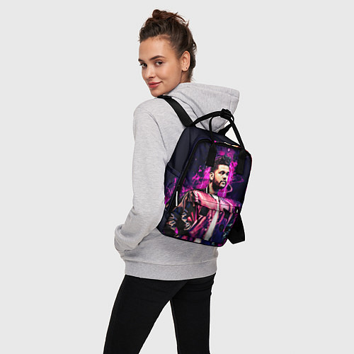 Женский рюкзак The Weeknd / 3D-принт – фото 3