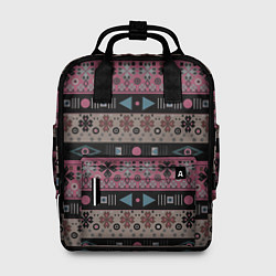 Женский рюкзак Этнический полосатый орнамент