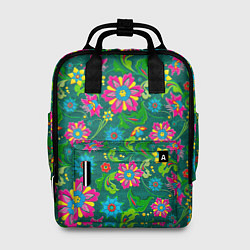 Женский рюкзак Поле разноцветных цветков