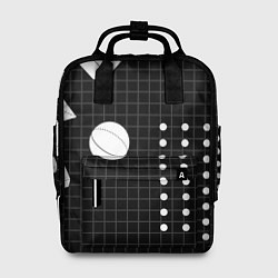 Женский рюкзак Черно-белые фигуры 3D