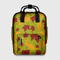 Рюкзак женский Осенние листья клён и дуб, цвет: 3D-принт