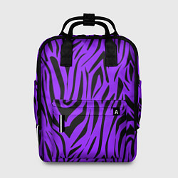 Рюкзак женский Абстрактный узор зебра, цвет: 3D-принт