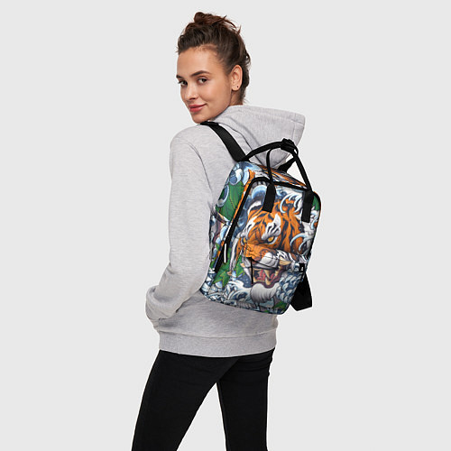 Женский рюкзак Тигр / 3D-принт – фото 3