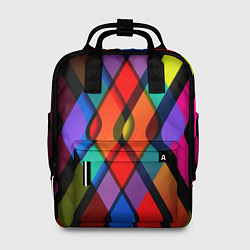 Рюкзак женский Симметрия красок, цвет: 3D-принт