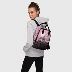 Рюкзак женский Розовое сияние, цвет: 3D-принт — фото 2
