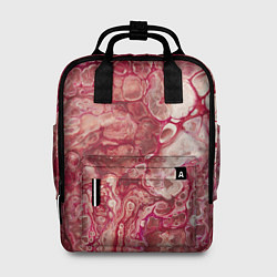Рюкзак женский Пурпурный космический разлив, цвет: 3D-принт