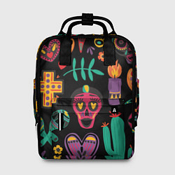 Рюкзак женский Весёлый Хэллоуин, цвет: 3D-принт