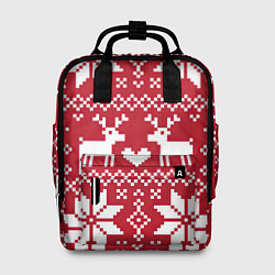 Женский рюкзак Рождественские олени