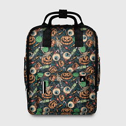 Рюкзак женский Счастливого Хэллоуина, цвет: 3D-принт