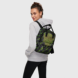 Рюкзак женский Обезьяна из листьев, цвет: 3D-принт — фото 2