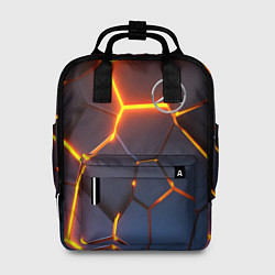 Рюкзак женский MERCEDES-BENZ AMG 3D ГЕОМЕТРИЯ, цвет: 3D-принт