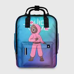 Рюкзак женский Удивление - Игра в кальмара, цвет: 3D-принт