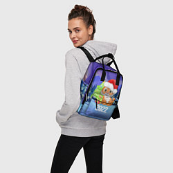 Рюкзак женский Новый Год тигра 2022, цвет: 3D-принт — фото 2