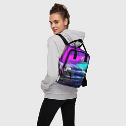 Рюкзак женский NISSAN GT-R SKYLINE, цвет: 3D-принт — фото 2