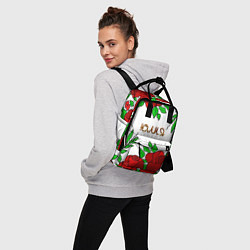 Рюкзак женский Юлия в розах, цвет: 3D-принт — фото 2