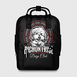 Рюкзак женский Бишон Фризе Bichon Frize, цвет: 3D-принт