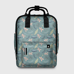 Женский рюкзак Цветочный принт Декоративный винтажный узор с цвет