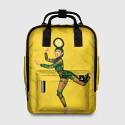 Рюкзак женский Ашиникко на ромашке, цвет: 3D-принт