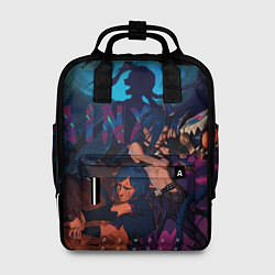 Рюкзак женский JINX lol аркейн, цвет: 3D-принт
