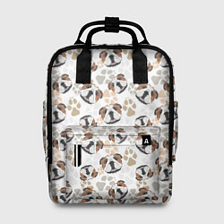 Рюкзак женский Английский Бульдог Bulldog, цвет: 3D-принт