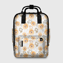 Рюкзак женский Собака Чау-Чау, цвет: 3D-принт