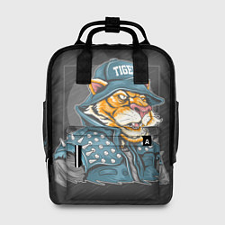 Рюкзак женский Крутой тигр cool tiger, цвет: 3D-принт