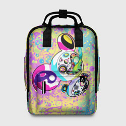 Рюкзак женский Такаси Мураками Безумный ДОБ, цвет: 3D-принт