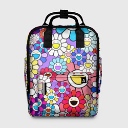 Женский рюкзак Цветы Takashi Murakami
