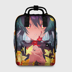Рюкзак женский Ху ТАО с цветами genshin импакт, цвет: 3D-принт