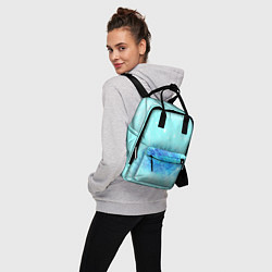 Рюкзак женский Под слоем льда, цвет: 3D-принт — фото 2