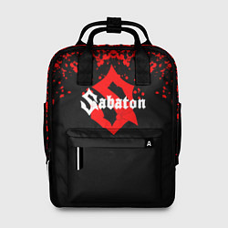 Рюкзак женский Sabaton красные брызги, цвет: 3D-принт