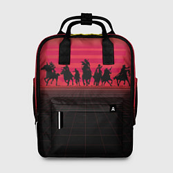 Рюкзак женский Ковбои в закате, цвет: 3D-принт