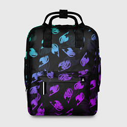 Рюкзак женский FAIRY TAIL NEON LOGO SYMBOL, цвет: 3D-принт