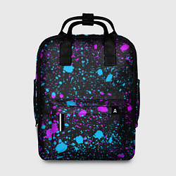 Женский рюкзак Брызги неоновые ярких красок