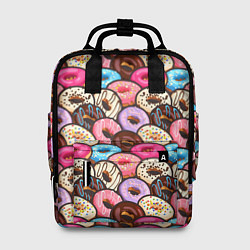 Рюкзак женский Sweet donuts, цвет: 3D-принт