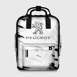 Рюкзак женский Peugeot Auto Бренд, цвет: 3D-принт